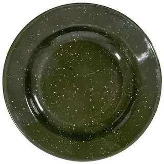 Sagaform Doris Emaillie Teller in der Farbe Grün in der Größe 20x2,5cm, 5018214