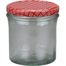 Bild Siena HOME Sturz-Glas Cucinare 1TO340, 30er-Pack rot/weiß, TwistOff 340 ml