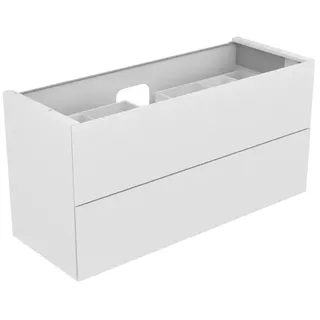 KEUCO EDITION 11 Waschtischunterschrank, 2 Frontauszüge, mit LED-Innenbeleuchtung, 1400x700x535mm, 31362110100, Korpus/Front: Anthrazit Lack Seidenmatt / Anthrazit Glas