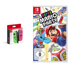 Bild von Joy-Con 2er-Set Neon-Grün/Neon-Pink & Super Mario Party - [Nintendo Switch]