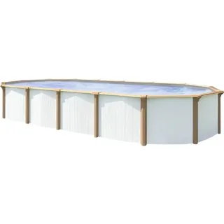 Aufstellpool Stahlwandpool-Set Green Line Evolution oval 760x390x132 cm inkl. Sa