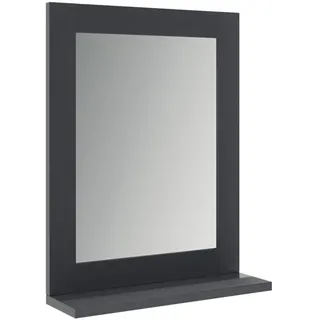 Vicco Badezimmerspiegel Vilda Grau 40 x 50 cm, - Grau