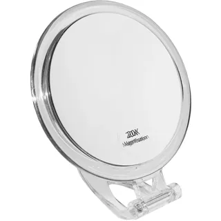 Fantasia Reisespiegel, Acryl, 20-Fach, Vergrösserung, Ø 10,5 cm, Länge 13/23,5 cm