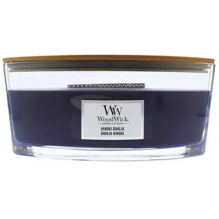 Woodwick Duftkerze Ellipse Hinoki Dahlia 453,6 g lila