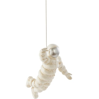 JOTEX Neil Astronaut Dekorative Figuren, Wanddeko - Matt-Weiß, 31.9X19.5x13.6 cm