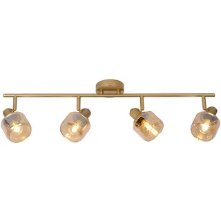 LUCIDE BJORN 4xE14 Deckenstrahler Mattes Gold/Messing