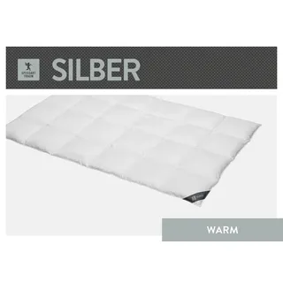 SPESSARTTRAUM Daunendecke Silber warm 100% Daunen, Füllung: 100% Daunen 135x200 cm