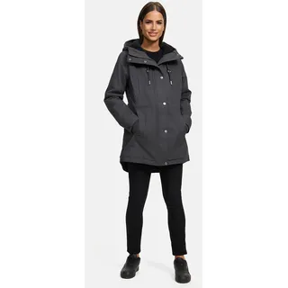 Navahoo Winterjacke »Navahoo Winterfunke Damen Winterjacke N038«, grau