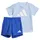 Unisex Baby ESSENTIALS T-SHIRT SET Jogginganzug GLOW BLUE F19/white