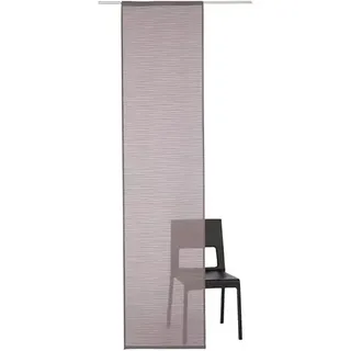 BB-Toy-Trades Schiebevorhang Vorhang Gardine Fensterschal Flächenvorhang Schiebegardine mit Querstreifen in Braun 1 Stück BxH: 57 x 145 cm