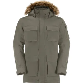 Jack Wolfskin Glacier Canyon Parka - Herren Wasserdichte Winter Jacke Olive-Grün 1107674-4550 , Größe: M - Grün