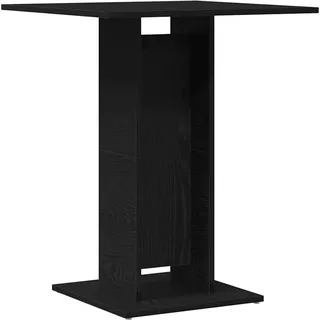 vidaXL Bistrotisch Schwarze Eiche 60x60x75 cm Holzwerkstoff - Schwarz