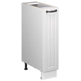 Vicco Apothekerschrank 20 cm ohne Arbeitsplatte 20 x 82 x 51,6 cm Weiß
