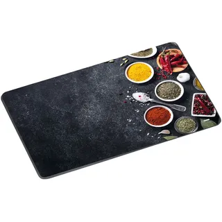 KESPER Schneideplatte Glas 1 29,5 x 19 cm Mehrfarbig
