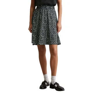 Marc O'Polo Denim Damen Minirock mit Gummizug A-Shape, Mehrfarbig (Dark Grey Multi 02), M