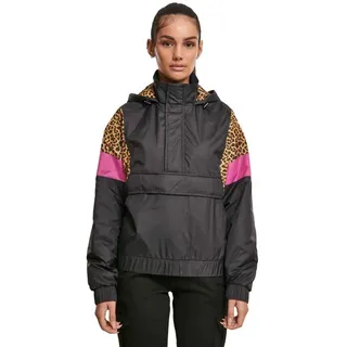 Urban Classics Aop Mixed Jacke - Black / Leo - L