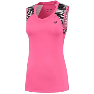 DUNLOP Damen GAME TANK TOP, Sport Tennis Trägershirt, Rosa