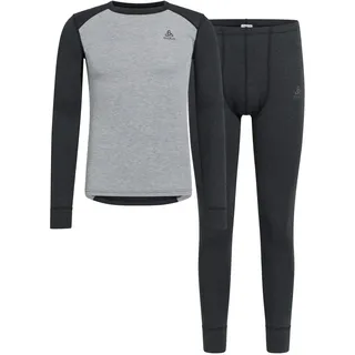 Odlo Active Warm Eco Langarm Thermoshirt und Thermohose Grau L