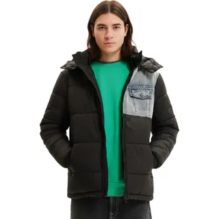 Desigual Egon Herren Winterjacke schwarz S - Schwarz
