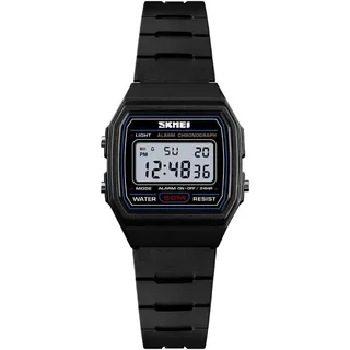 Damen Uhren LED Elektronik Digitaluhr 50M Wasserdicht Outdoor Sportuhr Junge Mädchen LED Elektronik Armbanduhr Plastik Lünette mit Kautschuk Band