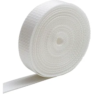 IPEA Hartschalen-Gurt Nylon Weiß 10 m x 3 cm