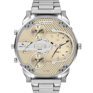 Diesel Mr. Daddy Slim Herren 54MM Silberfarbene Edelstahl Uhr, DZ7495