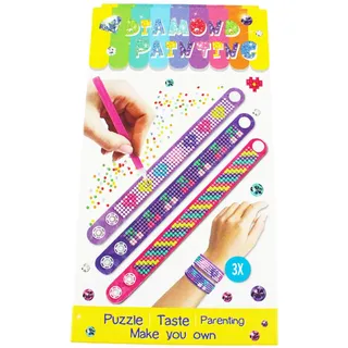 Pracht Creatives Hobby Diamond Painting Armbänder Bastelset 3 Stück