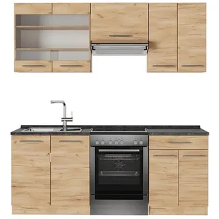 Vicco Küchenzeile Fame-Line 200 cm Eiche