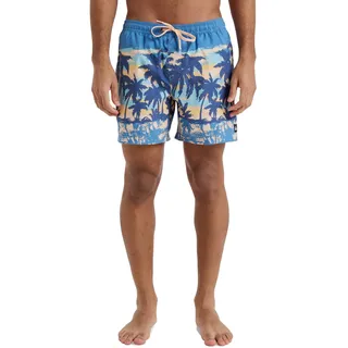 Quiksilver Badeshorts Everyday 15" Schwimmshorts Coronet Blue Tropicamo - M