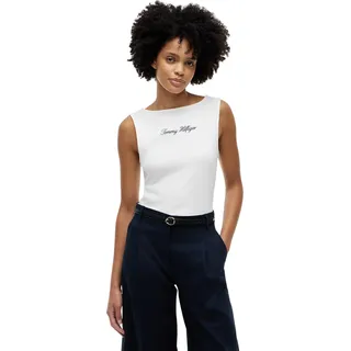 Tommy Hilfiger CLASSIC SCRIPT BOAT-NK TOP Weiß L