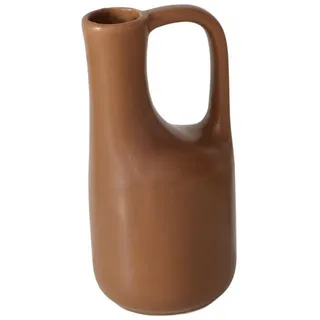 Boltze Home Vase Miroza 18 cm , Braun , Keramik , 18.2 cm , Dekoration, Vasen, Keramikvasen