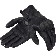 BROGER Florida Leder Motorradhandschuhe für Männer Dyneema Fibre Knöchelschützer Perforation Touchscreen-freundlich