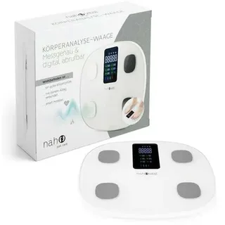 Nah-vital Smart 6V Körperanalysewaage 07155 digital Wägebereich (max.)=180 kg Weiß