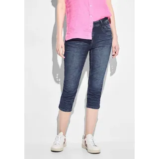 Cecil Jeans-Caprihose in Dunkelblau - W28/L22