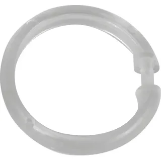 Duschvorhangringe groß Transparent 12er Set