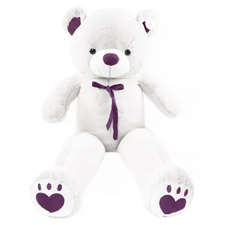 Gustaw Valor Teddybär 160cm - weiß