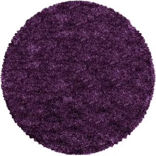 Ayyildiz FLUFFY 3500 Hochflorteppich 200 x 200 cm Lila
