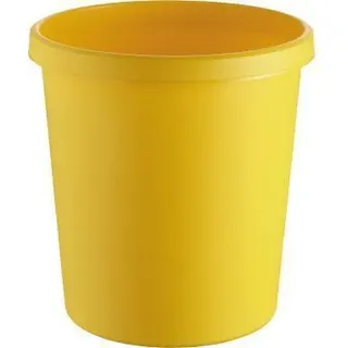 Helit Papierkorb 18 l Gelb