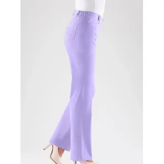 Funktionshose COSMA, Damen, Gr. 20, Kurzgrößen, lila (lavendel), 97% Baumwolle, 3% Elasthan, unifarben, lang, Hosen Funktionshose