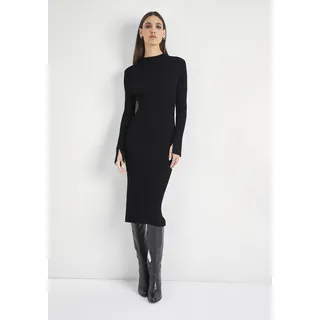 HECHTER PARIS Strickkleid, wadenlang, elegant, aus Viskosemischung, Langarm HECHTER PARIS schwarz 42