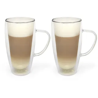 Bredemeijer doppelwandige Cappuccino Gläser Set 400 ml 2-teilig