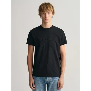 GANT D1 Tonal Archive Shield Kurzarm-T-Shirt Black XL