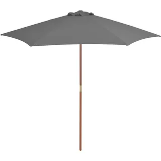 vidaXL Sonnenschirm Ø 270 cm Anthrazit