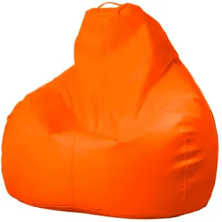 Avilia Sitzsack XXL, modern und vielseitig, Sitzsack für Innen- und Außenbereich, weicher und bequemer Sitz zum Entspannen, ideal für Wohnzimmer, Schlafzimmer und Garten, 65 x 62 cm, Orange