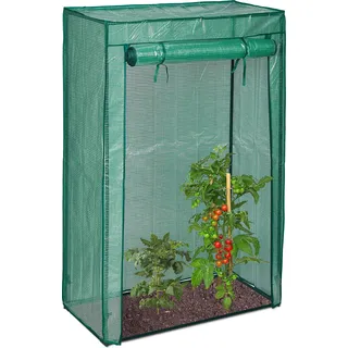 Tomatengewächshaus 1 x 0,5 x 1,5 m dunkelgrün 3 St.