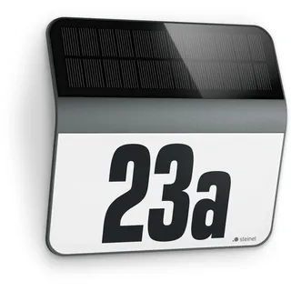 Steinel Solar-Hausnummernleuchte LED Kunststoff 24,2x22,7x5 cm inkl. beleuchtete Hausnummer anthrazit