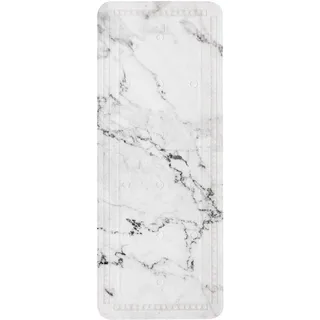 KLEINE WOLKE Wanneneinlage Marble anthrazit, 36 x 92 cm