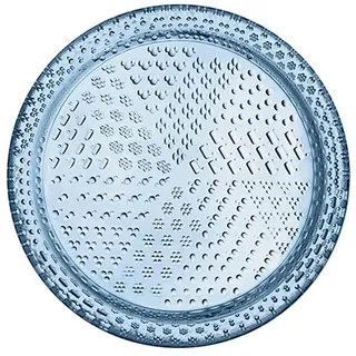 Iittala Tundra Teller aus Glas, in der Farbe Aqua, Größe: 15,4x1,8cm,1076152