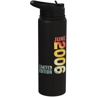 Monat Juni 2006 Jahr 2006 Retro 2006 Vintage 2006 seit 2006 Stainless Steel Insulated Water Bottle