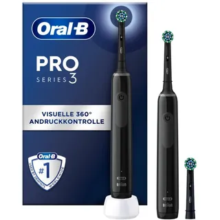 Oral-B Pro 3 3900 + 2. Handstück schwarz + Reiseetui